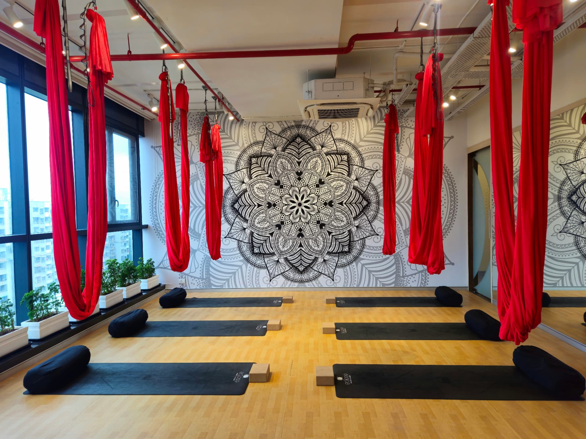 Eclipse Wellbeing Hub aerial yoga studio